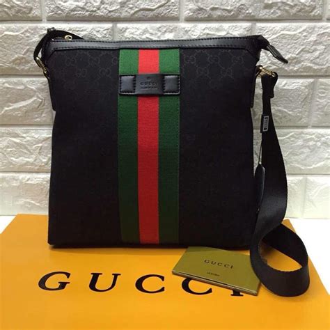 gucci glossy sling bag|gucci sling bag men price.